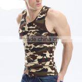 New Arrival Mans Camouflage Printed Dri Fit Tank Tops Wholesale thumbnail-2