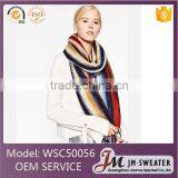 Hot Sales Cheap Pirce Ladies Winter Cotton Knitted Scarf China Factory thumbnail-1