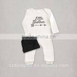 Newborn Infant Bodysuits Fall Style Carter's Baby Overalls Little Brother Romper Baby Boy Clothes thumbnail-3