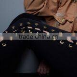 M1161 Runwaylover Cross Bandage Tight Pants Autumn Pants thumbnail-4