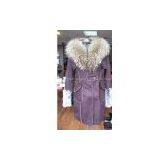 Sell Coat With Silver Fox Collar(style No.:COA-B-372) thumbnail-1