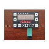 Black Membrane Switch Overlay Keyboard Membrane Switches Connector