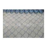 Woven Chain Link Fencing PVC Coated Iron Wire Mesh , 18#-7# Wire Dia