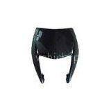 NXR150 Black Motorcycle Headlight Covers Assy , PP Head Light Covers