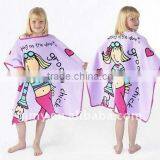 100% Cotton Hooded Towel Kids Ponchos thumbnail-1