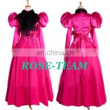 Rose Team-Free Shipping Custom-made Medieval Victorian Costume Gown Ball Dress Gothic Evening Costume