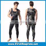 Army Green Camo Printing 3.5mm Neoprene CR Spearfishing Wetsuits For Underwater Hunting thumbnail-5