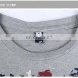 Large Size Men T Shirt 5XL Flag Printing Design T-shirt Men Long Sleeve Fashion European American Style Camisetas Gray White thumbnail-3