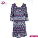 Round Neck Casual Fashion Design Simple New Lady Blouse