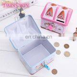 China Factory Supply Gift for Kids Piggy Bank Money Boxes House Shape Top Quality Alloy Metal Piggy Bank With Lock thumbnail-3