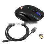 Dropshipping Combatwing W100 Rechargeable 2.4G Wireless Wired Gaming Mouse Optical Mice With 4 Adjustable DPI Levels & 8 Buttons thumbnail-6