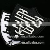 Custom woven embroidery badge patch for uniform garment
