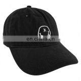 Daijun New Design OEM Hot Sale 100%polyester Grey Plastic Buckle Patch Men Custom Flat Brim Unstructured 6 Panel Hat thumbnail-4