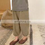 C1055/Fresh Fashion Colorful Baby Girls Long Cotton Pants Boutique Spring Girls Clothing thumbnail-3