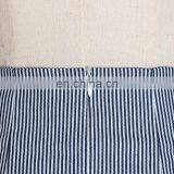 TWOTWINSTYLE Elegant Striped Pearls Ruched High Waist Patchwork Split Irregular Midi Skirts 2020 thumbnail-5