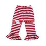 Infant/Toddler Girls Long Boutique Icing Ruffle Leggings Stripe Pants Cotton Bottoms Elastic Waist Trousers Age 1T-6Y thumbnail-4