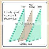 PVB or SGP Middle Layer Decorative Tempered Laminated Glass thumbnail-2