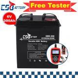 Csbattery 6V210ah Sealed-Lead-Acid AGM Battery for Forklift/Charger/Telecom/Power-Tools/Solar/Ali thumbnail-3