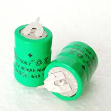 TROILY NIMH40MaH 3.6V rechargeable battery pack with Solder Tabs