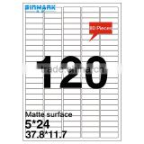 SINMARK Matte surface 38mm*12mm self adhesive wrapping paper