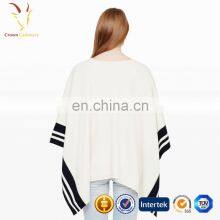Winter Warm Knit Women Poncho Wholesale Cashmere Poncho thumbnail-3