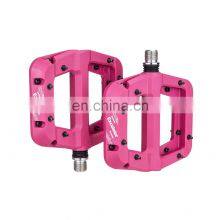 High Quality Mountain Bike Nylon Fiber Bearing Pedal Dead Fly Pelin Pedal Anti Skid Pedal thumbnail-2