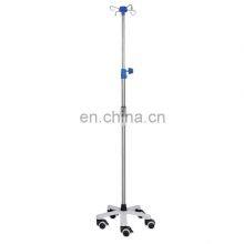 Hot Selling Kinds of Types Medical Infusion Stand With Caster for Hospital and Clinic thumbnail-2