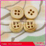 Customizable Sewing Holes Natural Yellow Wooden Button thumbnail-2