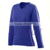 Wholesale Fashion Plain Long Sleeve Volleyball Jerseys for Women Supplier's Choice thumbnail-2