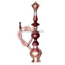 Round Base Antique Brass Hookah for Sale