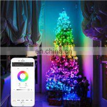 Custom App Remote Control Fairy Light Christmas Tree Decoration Light Waterproof Smart Wireless Music Copper Wire String Lights