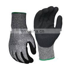 Grip Fluorescent Safety Job Gloves U2 Cooling Liner Cutter Glove Sandy Nitrile Scrub Mitts Hairy Crab Glove Fishing Diving thumbnail-2