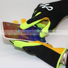 Leather Driving Gloves Men With Touchscreen Finger And Goatskin Palm Anti Slip Sewing Racing Gloves Guante De Piel De Oveja thumbnail-2