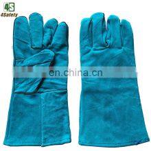 4SAFETY Hand Protective Leather Welding Safety Gloves Long Anti Cut thumbnail-2