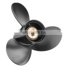 Aluminum 115HP Outboard Motor Propeller For Engines 30-60 Hp,25hp Bigfoot(4 Stroke),13 Spline Tooth, RH,Hub Kits Installed