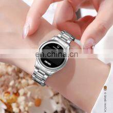 New Arrival Skmei 1737 Touch Screen Gold Luxury Led Watch for Lady Wristwatch Price Waterproof 3ATM thumbnail-4