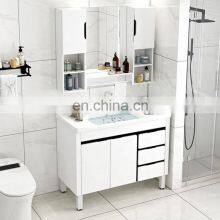 40 Inch Luxurious Bathroom Vanity Cabinet Combo Mirror Cabinet and Faucet Single Sink