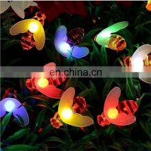 20/30/50led Bee Butterfly Shaped Garden Tree Grass Brushes Outdoor Waterproof Ip65 Christmas Party Patio Solar Led String Light thumbnail-4