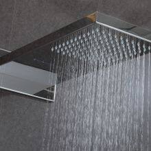 Shower Set With Stainless Steel Shower Head Rainfall Waterfall Mixer Handheld Shower