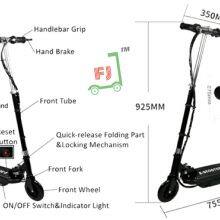 Chinaescooters.com Fj-a1 6inch Mini Kids Foldable e Scooter Chinese Supplier OEM Factory Electric Scooters thumbnail-2