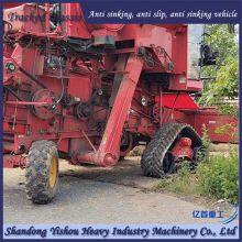 Customized Anti Sinking Triangular Track Harvester for Mud Ground to Prevent Vehicle Sinking thumbnail-5