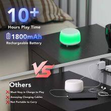 Desktop White Noise Machine Sleep Sound Machine for Baby Sleep Soother With 7 Colors Night Lights Easy to Carry thumbnail-3