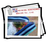 Most Popular Beautiful Stripe Braided Elastic Webbing