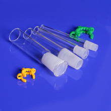 Male and Female Frosted Joint Quartz Glass Joint Tubes With Free Clip thumbnail-4