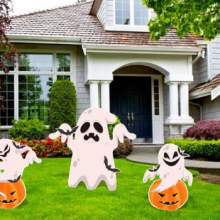 Custom Printed Polypropylene Corrugated Plastic Signs for Halloween Outdoor Displays thumbnail-2