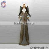 Large Angel Statues With Rusty Metal Guardian Angel Statue thumbnail-5