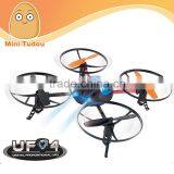 China Manufacture 4 Channels With Gyroscope RC UFO , 2.4G Quadrocopter