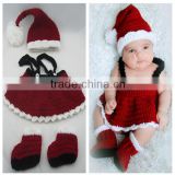custom baby crochet knitted Christmas hat design