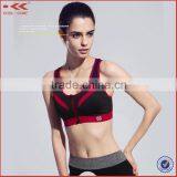In Stock Items Front Zipper Women Gender Yoga Tanks Sport Bra Women thumbnail-2