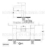 Big Discount Good Quality Double Handle Waterfall Brass Body CE Certification Mixer Tap thumbnail-4